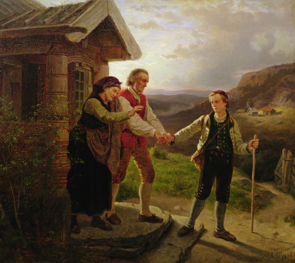 Den yngste sonnen farvel Print